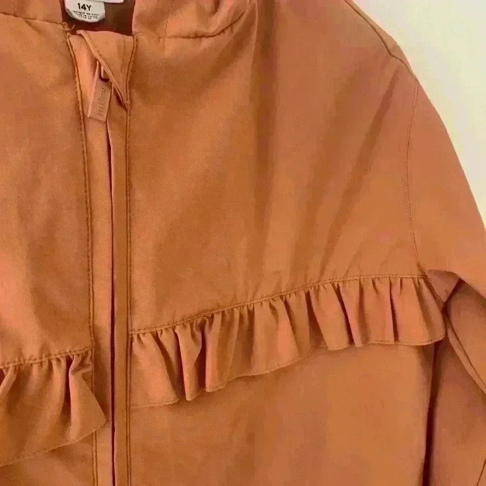 MILES THE LABEL Rusty Ruffled Zip Up Jacket - Picture 7 of 7